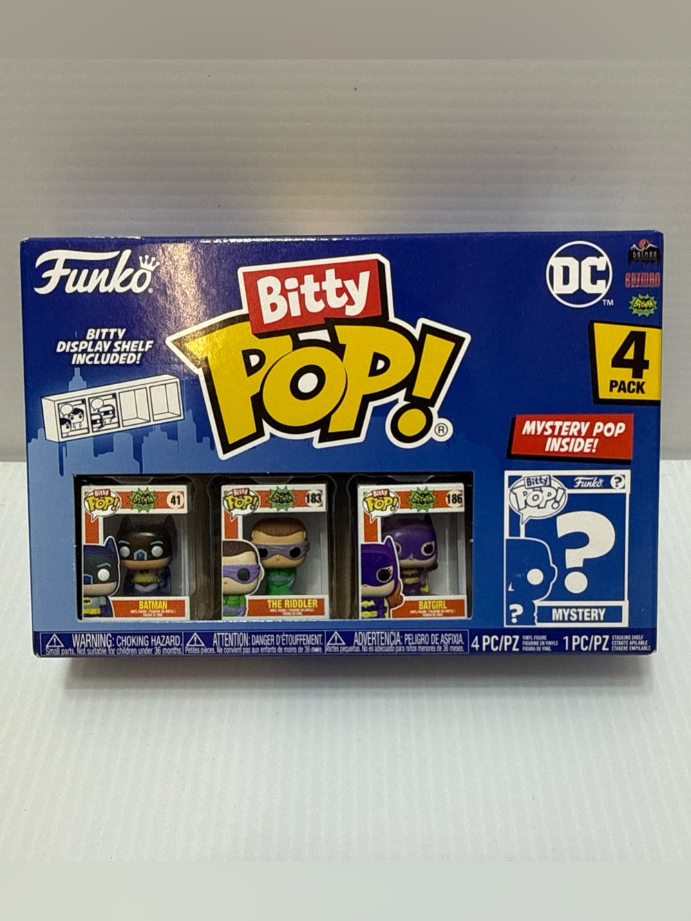 Funko Bitty Pop! DC Batman & Villains 4-Pack Blue Box